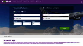 What Wamosair.com website looked like in 2019 (5 years ago)