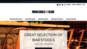 What Wholesalebarstoolclub.com website looked like in 2019 (5 years ago)