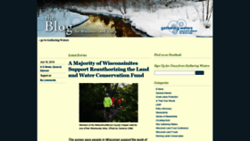 What Wisconsinlandtrusts.org website looked like in 2019 (5 years ago)