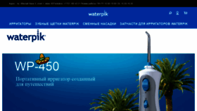 What Waterpik.kz website looked like in 2019 (5 years ago)