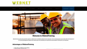 What Webnettraining.com website looked like in 2019 (5 years ago)