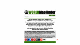 What Worldmapfinder.com website looked like in 2019 (5 years ago)