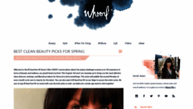 What Whoorl.com website looked like in 2019 (5 years ago)