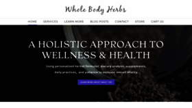 What Wholebodyherbs.com website looked like in 2019 (5 years ago)
