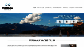 What Wanakayachtclub.co.nz website looked like in 2019 (5 years ago)