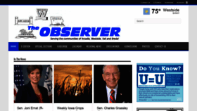 What Westsideobserveronline.com website looked like in 2019 (5 years ago)