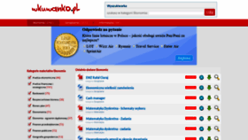What Wkuwanko.pl website looked like in 2019 (4 years ago)