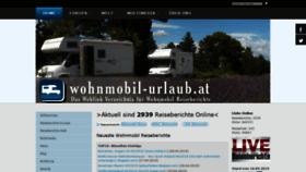 What Wohnmobil-urlaub.at website looked like in 2019 (5 years ago)