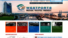 What Westports.com.my website looked like in 2019 (5 years ago)