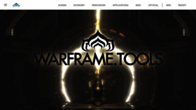 What Warframe.tools website looked like in 2019 (5 years ago)