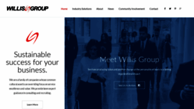 What Willisgroupus.com website looked like in 2019 (5 years ago)