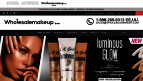 What Wholesalemakeup.com website looked like in 2019 (5 years ago)