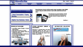 What Wavescribe.com website looked like in 2019 (5 years ago)