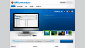 What Wfdownloader.xyz website looked like in 2019 (4 years ago)