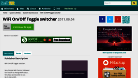 What Wifi-on-or-off-toggle-switcher.soft112.com website looked like in 2019 (4 years ago)