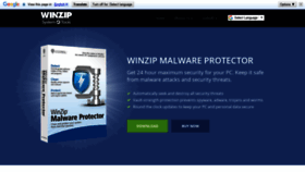 What Winzipmalwareprotector.com website looked like in 2019 (4 years ago)