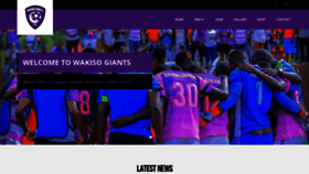 What Wakisogiantsfc.com website looked like in 2019 (4 years ago)