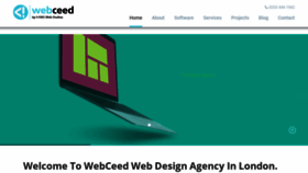 What Webceed.co.uk website looked like in 2019 (7 years ago)