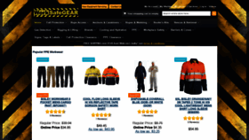 What Worksafegear.com website looked like in 2019 (4 years ago)