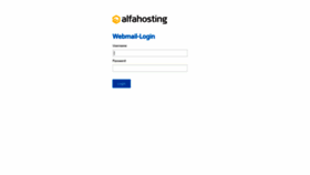 What Webmail-alfa3065.alfahosting-server.de website looked like in 2019 (4 years ago)