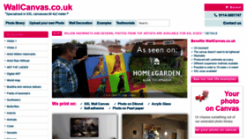 What Wallcanvas.co.uk website looked like in 2019 (5 years ago)
