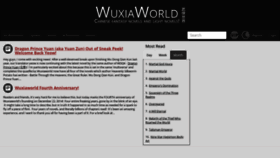 What Wuxiaworld.com website looked like in 2019 (4 years ago)