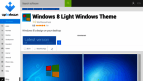 What Windows-8-light-windows-theme.en.uptodown.com website looked like in 2019 (4 years ago)