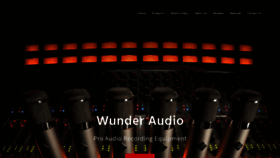 What Wunderaudio.com website looked like in 2019 (4 years ago)