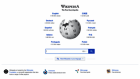 What Wikipedia.org website looked like in 2019 (4 years ago)