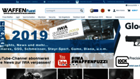 What Waffenfuzzi.de website looked like in 2019 (4 years ago)