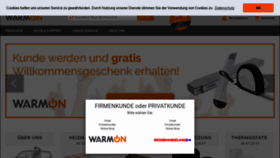What Warm-on.com website looked like in 2019 (4 years ago)