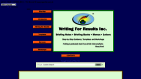 What Writingforresults.net website looked like in 2019 (4 years ago)