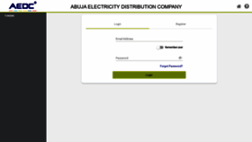 What Webportal.abujaelectricity.com website looked like in 2019 (4 years ago)