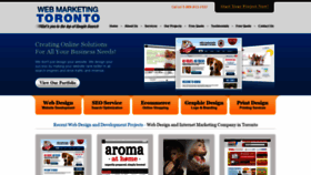 What Webmarketingtoronto.com website looked like in 2019 (4 years ago)
