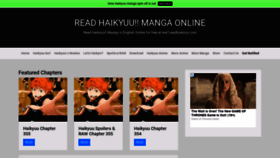 What Ww1.readhaikyuu.com website looked like in 2019 (4 years ago)