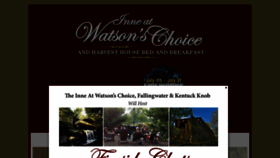 What Watsonschoice.com website looked like in 2019 (4 years ago)