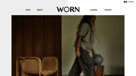 What Wornstore.com.au website looked like in 2019 (4 years ago)
