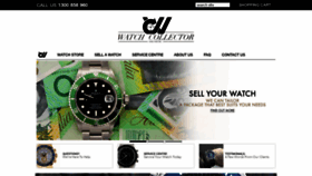 What Watchcollector.com.au website looked like in 2019 (4 years ago)