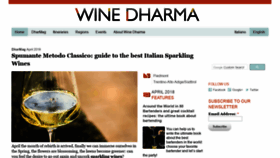 What Winedharma.com website looked like in 2019 (4 years ago)