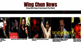 What Wingchunnews.ca website looked like in 2019 (4 years ago)