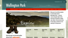 What Wellingtonpark.org.au website looked like in 2019 (4 years ago)