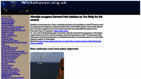 What Whitehaven.org.uk website looked like in 2019 (4 years ago)