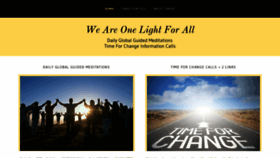 What Weareonelightforall.net website looked like in 2019 (4 years ago)