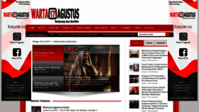 What Warta17agustus.com website looked like in 2019 (4 years ago)