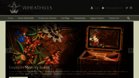 What Wheathills.com website looked like in 2019 (4 years ago)