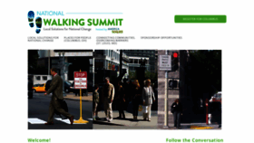 What Walkingsummit.org website looked like in 2019 (4 years ago)