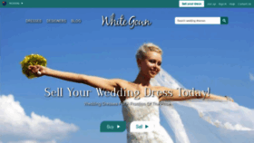 What Whitegown.com.au website looked like in 2019 (4 years ago)