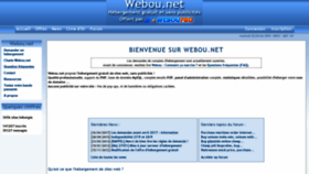 What Webou.net website looked like in 2019 (4 years ago)
