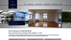 What Weber-immobilienmakler.de website looked like in 2019 (4 years ago)