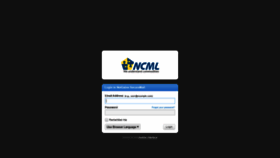 What Webmail.ncml.com website looked like in 2019 (4 years ago)
